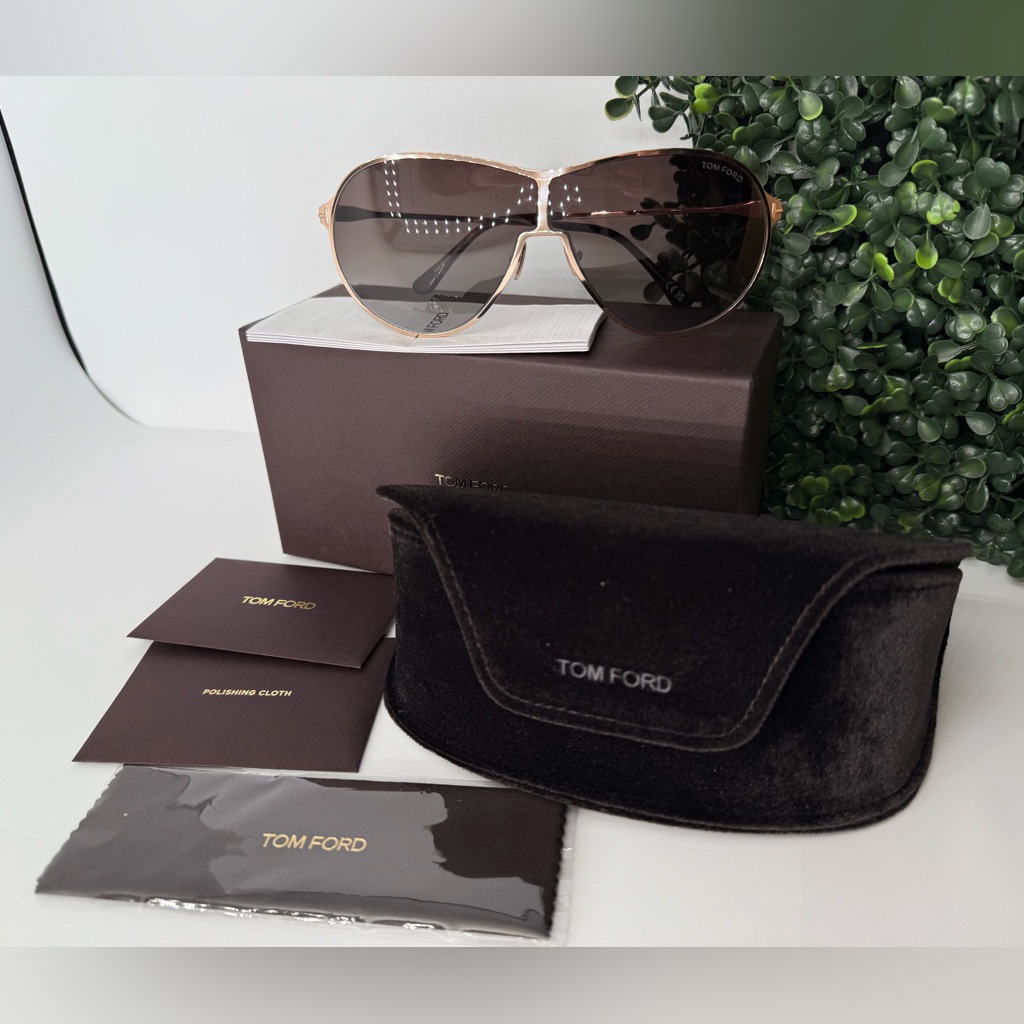 New Tom Ford - Gaia Ft1174 Aviator Sunglasses